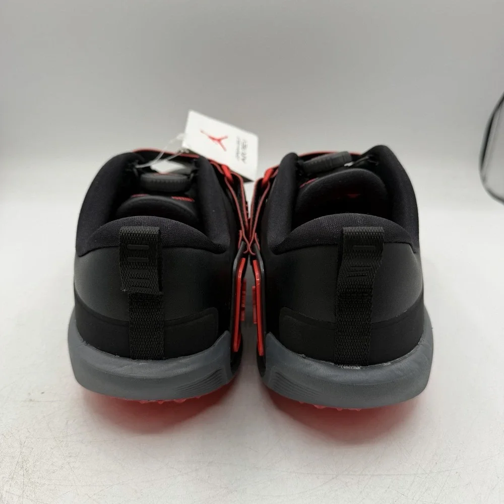Air Jordan Rev Golf Shoes Men Sz 9.5 Black Grey Infrared Sneakers FV6338-001 NWT